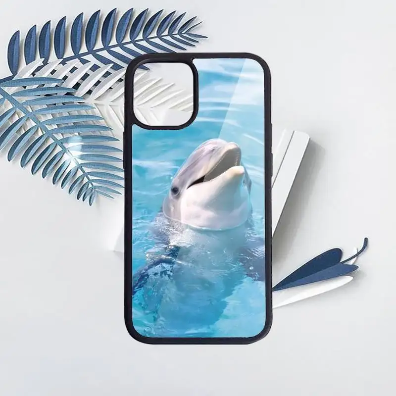 

dolphin Phone Case for iPhone 11 12 pro XS MAX 8 7 6 6S Plus X 5S SE 2020 XR Hard PC