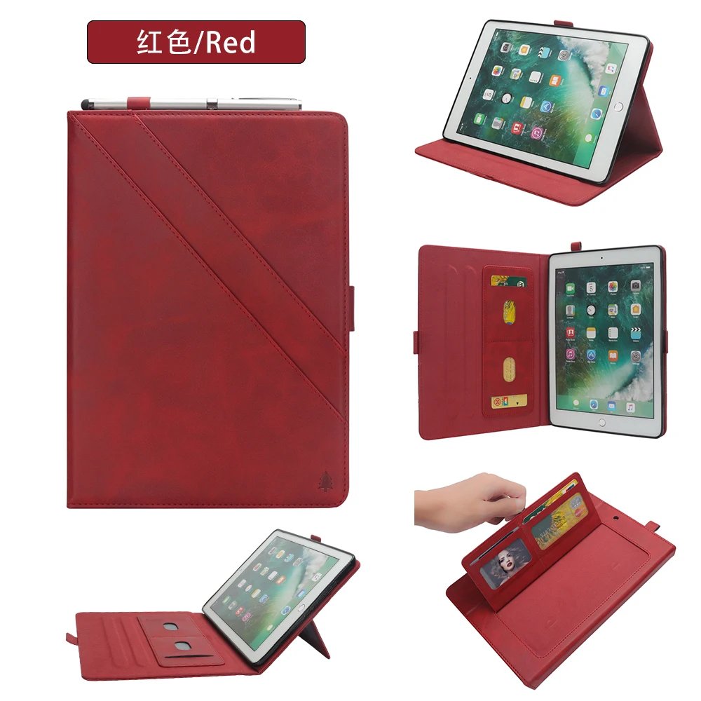 Чехол для нового 2017 2016 iPad 12 9 дюймов Высокое качество PU кожаный чехол