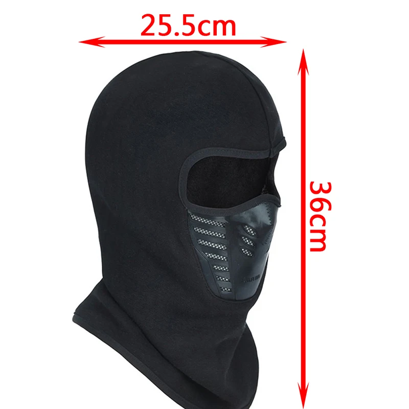 

Cycling Winter Fleece Warm Full Face Cover Anti-dust Windproof Ski Mask Snowboard Hood Anti-dust Bike Thermal Balaclavas Scarf