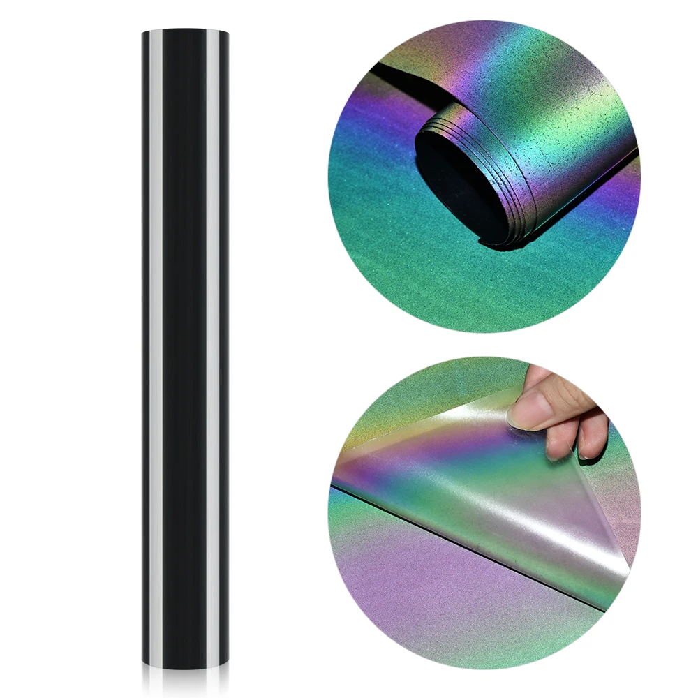 Радуга/серый светоотражающий теплопередающий виниловый безопасный Утюг на