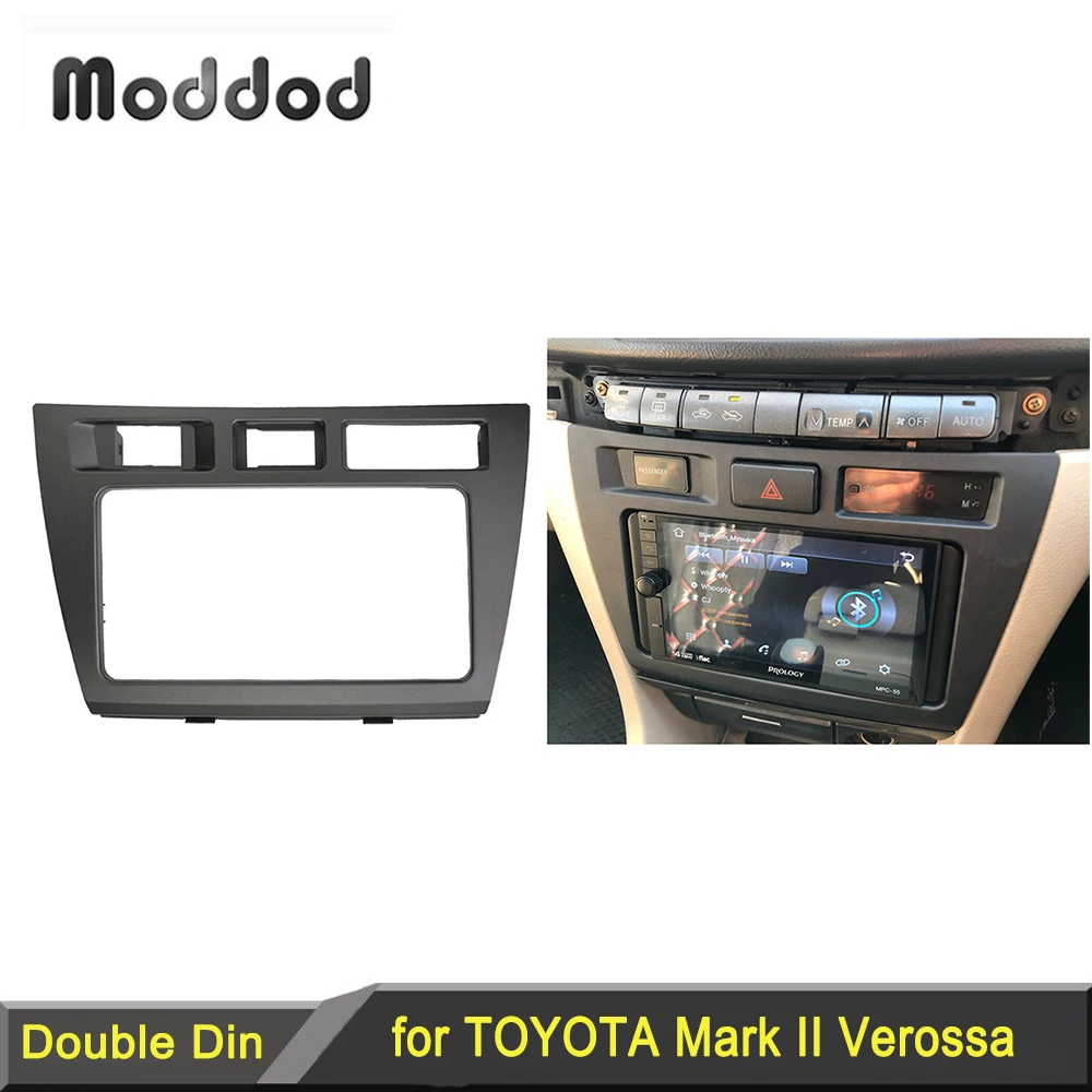Двойная Din панель для Toyota Mark II 2 радио DVD стереопанель монтаж приборной панели