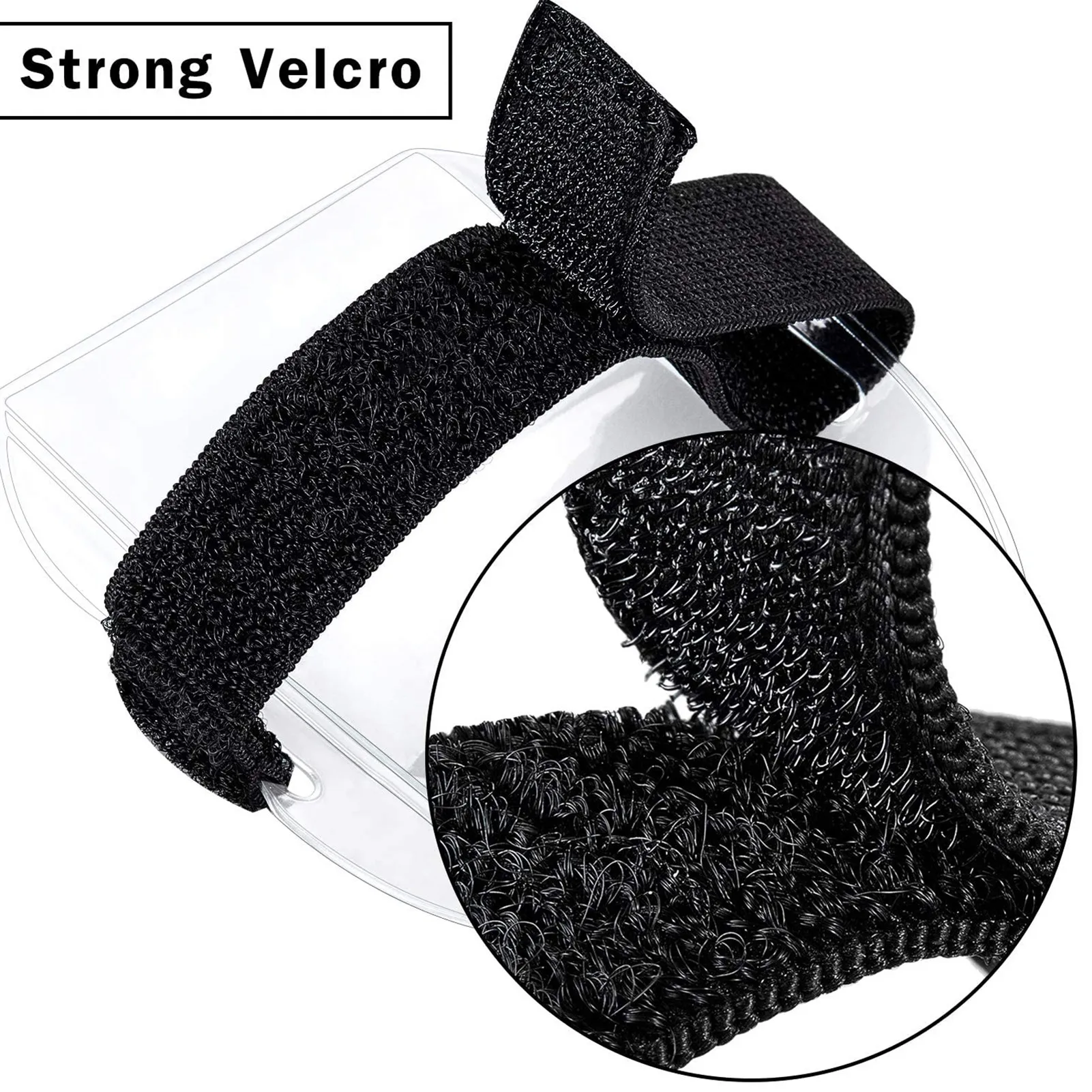 

Elastic Arm Band Card Holder ID Badge Office Worker Card Holder Black Armband Adjustable Strap Card Case For Outdoor Sport