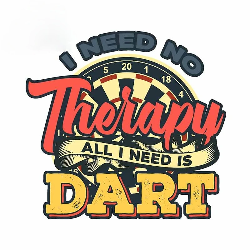 

13cm X 13cm High Quality for Theiapu Darts Trunk Car Stickers Motorcycle Windows VAN Decal Cartoon Occlusion Scratch Decoration