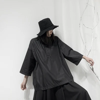 Yamamoto dark женская одежда ниша дизайнер простой Yoji японский силуэт свободная