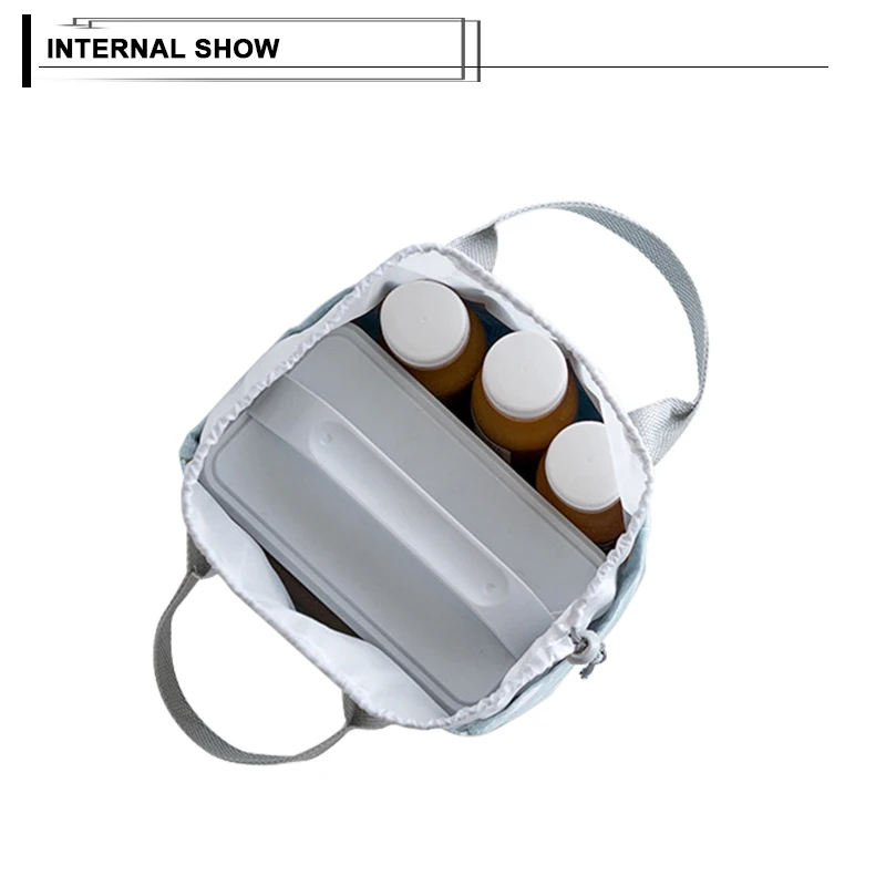 Портативная сумка для ланча изолированный контейнер еды Термосумка пикника