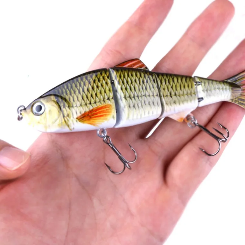 12 см искусственная приманка ложная мульти шарнирная форма рыбы экологичный АБС