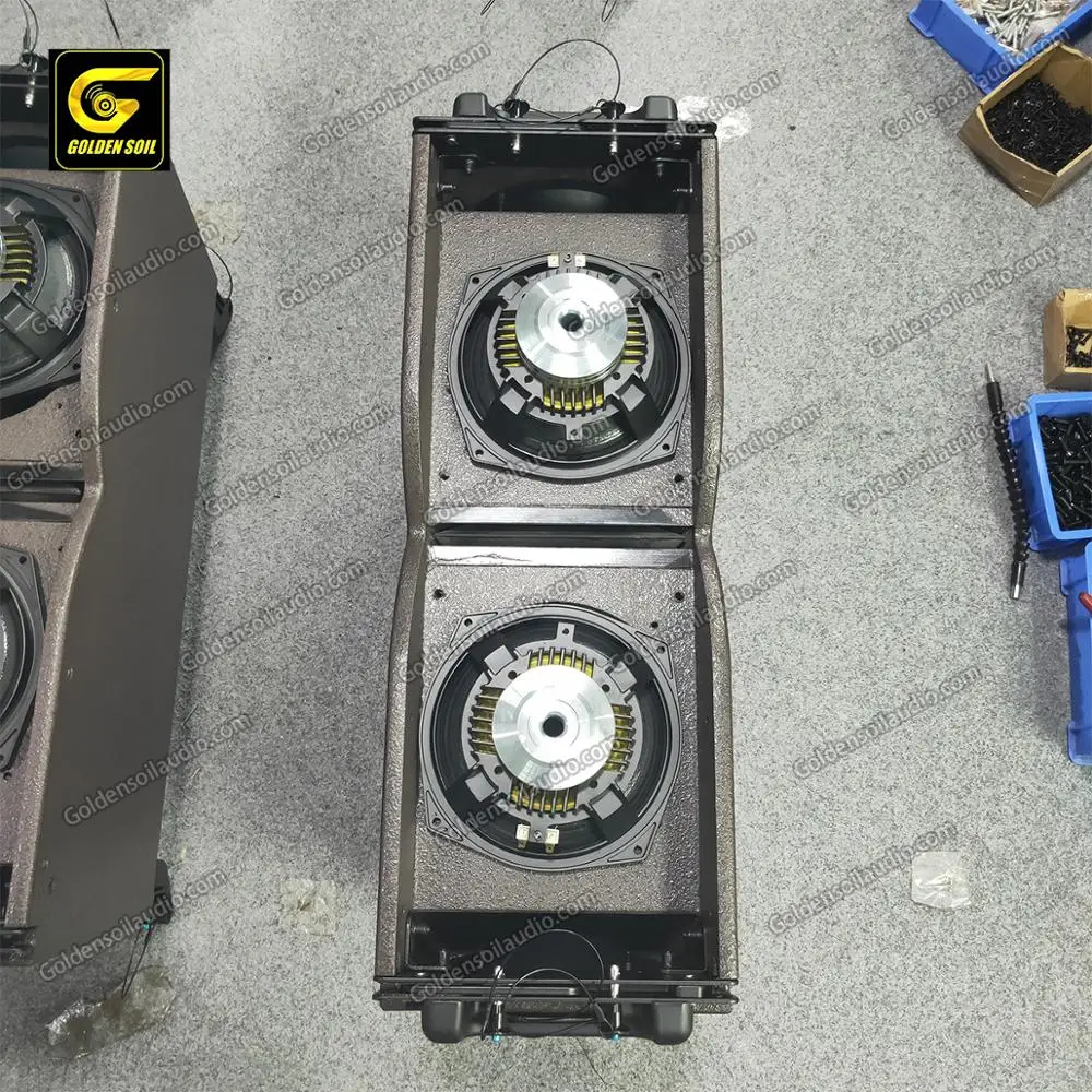 Профессиональная звуковая система KR208 двойная 8-дюймовая линейная акустическая