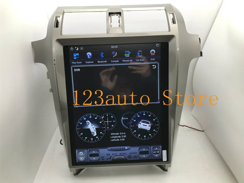 15 дюймов вертикальный экран Tesla стиль Android 8,1 автомобильный DVD gps навигатор плеер для lexus GX GX400 GX460 CARPLAY HDMI радио ips PX6