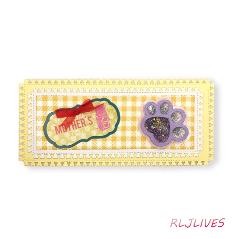 Штампы для резки металла Slimline DIY трафарет для скрапбукинга бумаги ручной работы Альбом Руководство украшение