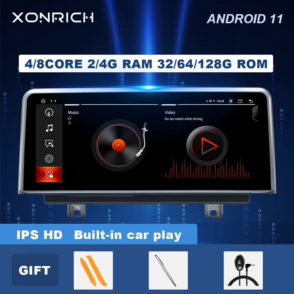 

CarPlay Android 11 автомобильный мультимедийный плеер 10,25 "для BMW 1 серии F20 F21 2 серии F23 2013-2016 NBT навигация GPS BT автомобильное радио
