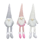 3 шт. куклы для бороды без лица, Рождественское украшение для рождества, Санта-Клаус, новый год, Счастливого Рождества