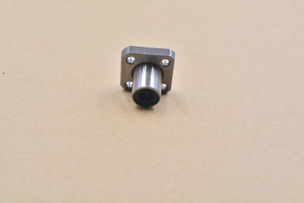 LMK6UU 6 мм x 12 19 подшипник Квадратный фланец шариковая втулка для оси стержня cnc diy 1