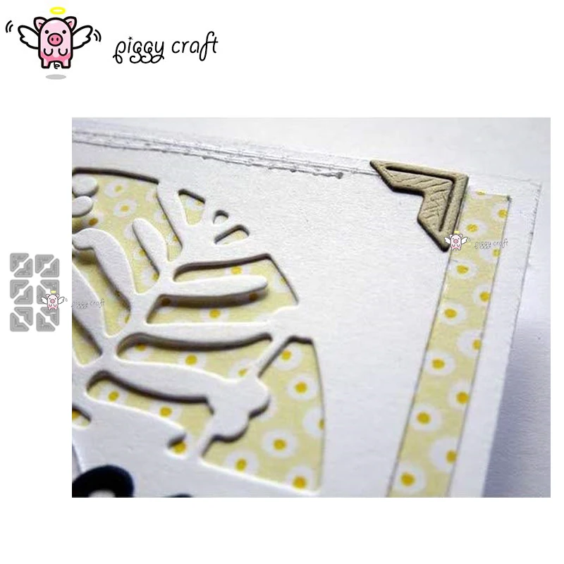 Металлические Вырубные штампы форма для вырезания карточек угловая Пряжка