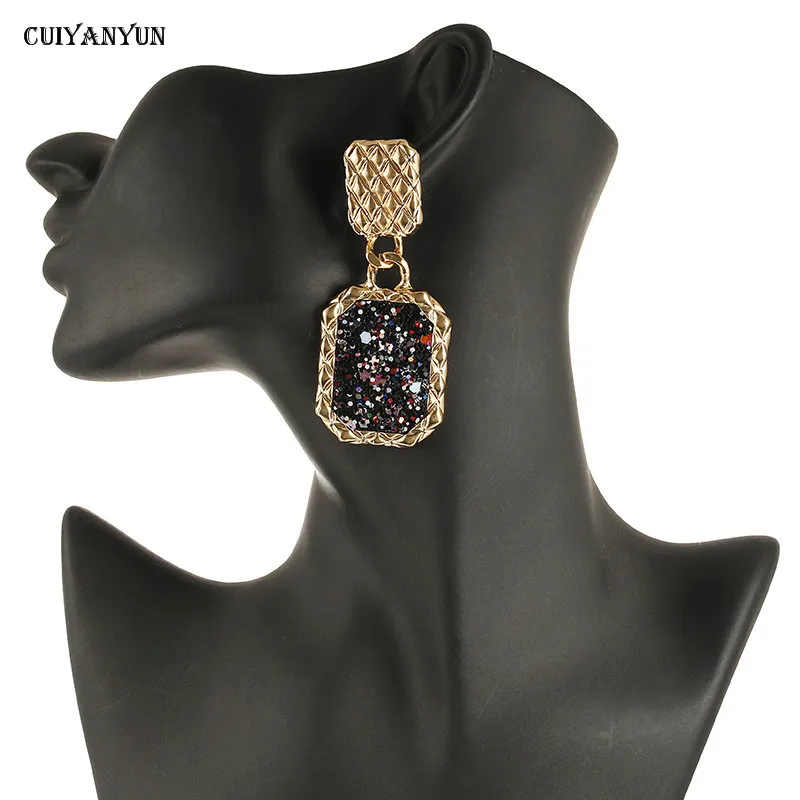 

Classic Drop Earrings Women Golden Color Fashion Jewelry Metal Large Luxury Boucle D’Oreille Aretes De Mujer Moda Femme Brincos