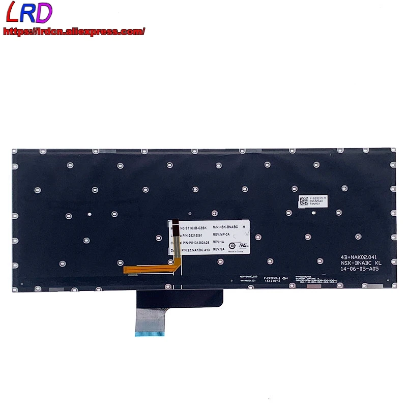 Новая Оригинальная Чешская клавиатура с чешской подсветкой для ноутбука Lenovo Yoga 2