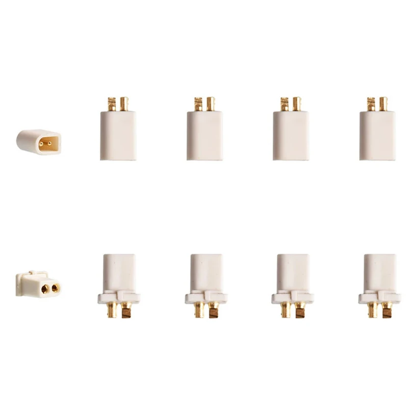 

10pcs BETAFPV BT2.0 Male Female Connector 9A High Current Power Battery Plug for 1S Indoor Brush Motor Tiny Whoop Drone