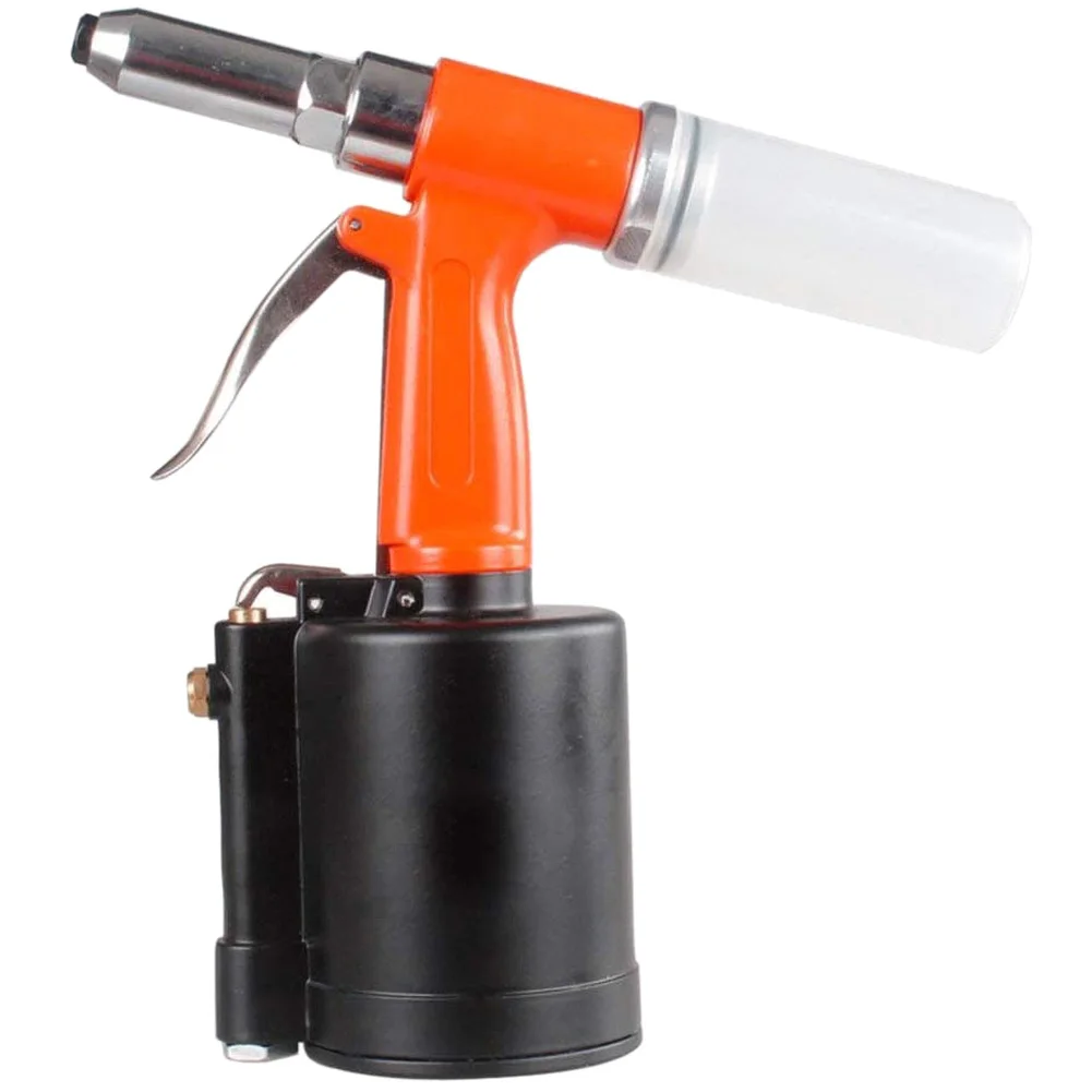 Pneumatic Rivet Tool Hydraulic Air Riveter Orange Labor Saving Heavy Duty Riveting Tool Kit 1/4inch