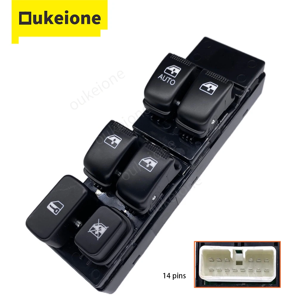 

Electric Master Power Window Switch for 2003-2005 Hyundai Sonata GLX GLS Window Glass Switch Button 93570-3D121 935703D121