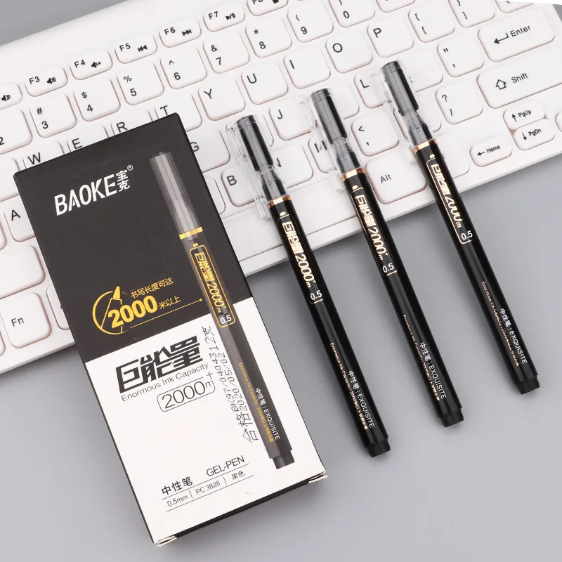 

Pc3828 Giant Energy Neutral Pen 0.5mm Bullet Head Black Red Blue Giant Energy Writing Student Examination Fountain Pen