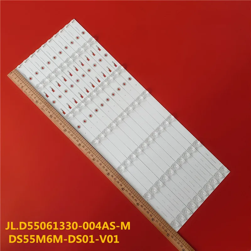 10 шт./комплект, светодиодная лента для подсветки B55C51 55x