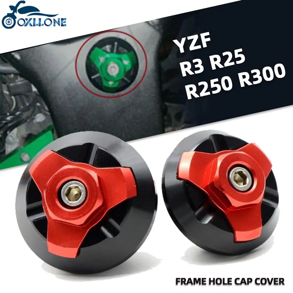 

FOR yamaha yzf r3 r300 r 300 r25 r 25 r250 r 250 2013 2014 2015 2016 Motorcycle Accessories CNC Aluminum frame hole covers