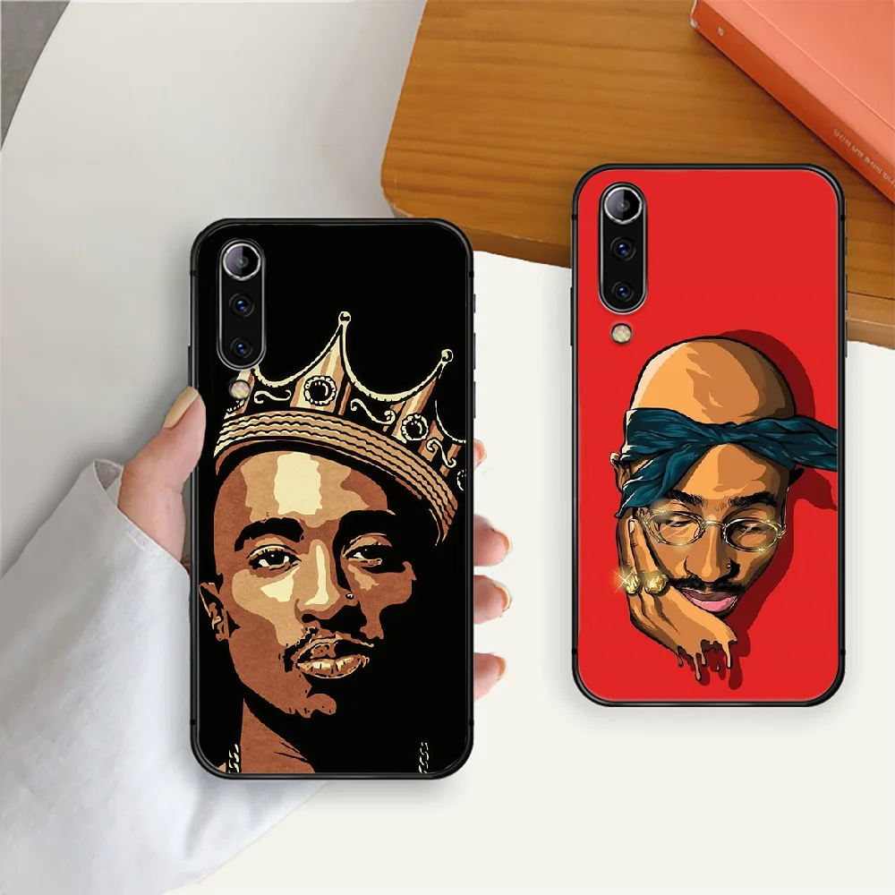 

Rapper Hip Hop 2pac Tupac Phone Case Cover For Xiaomi Mi Note A2 A3 8 9 3 9 9T 10 Max Pro Lite Ultra Black Waterproof Black Etui