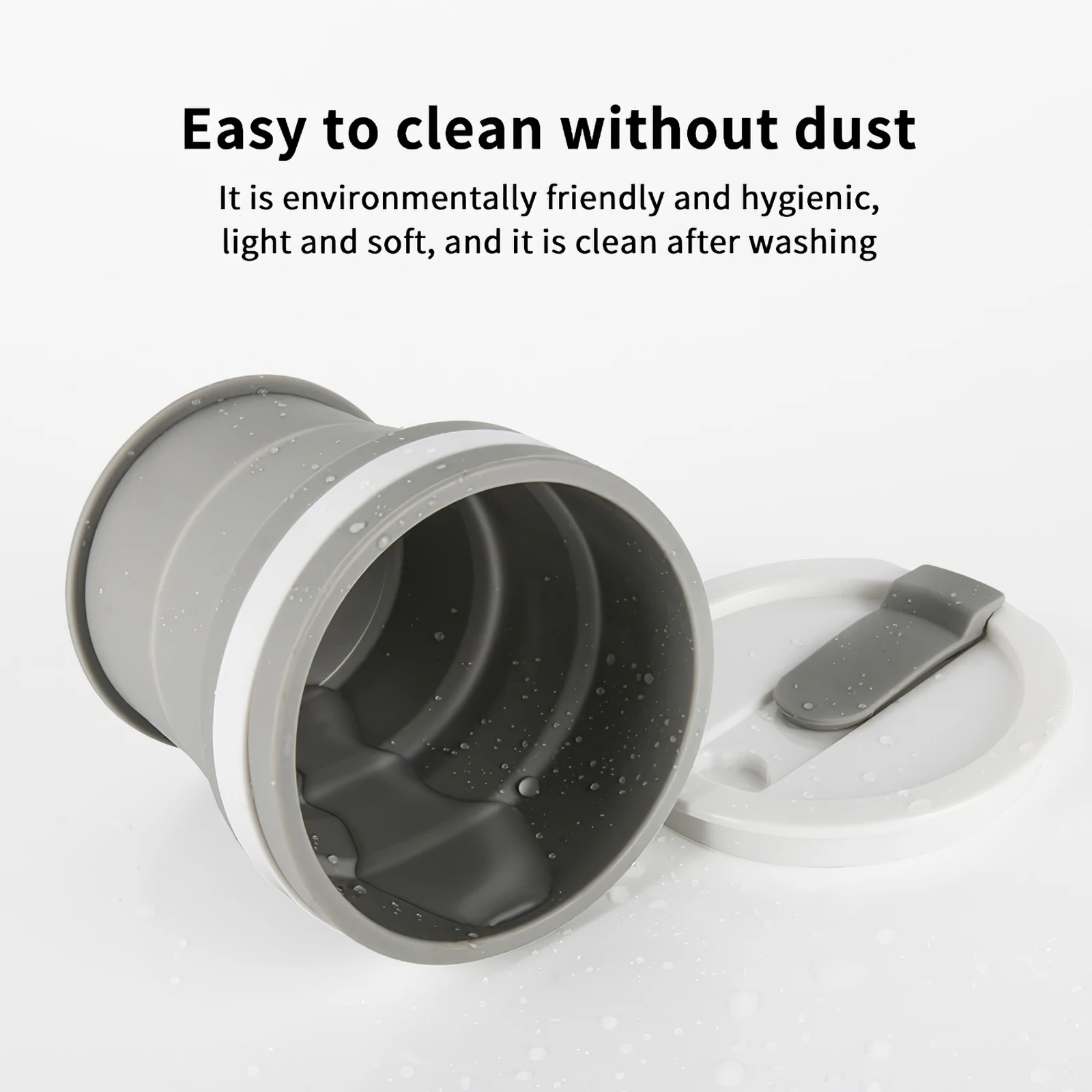 

Coffee Mugs Travel Collapsible Silicone Cup Folding Water Cups BPA Food Grade Drinking Ware Mug Tea Coffee Cups Water Cup