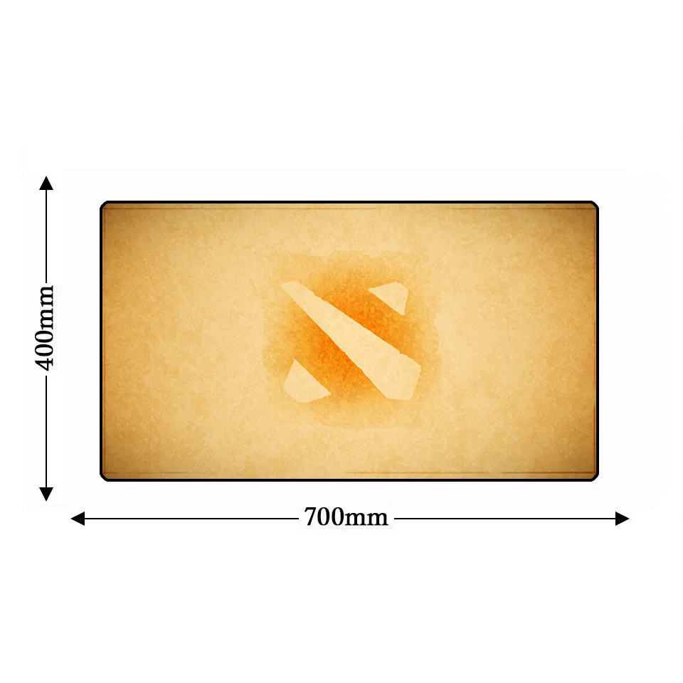 DOTA 2 игровой натуральный каучук Противоскользящий XL компьютерный коврик для мыши