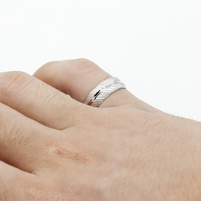 2 шт./комплект кольца для пар из стерлингового серебра 925 пробы влюбленных