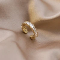 2021 korean new simple temperament opening senior rings exquisite fashion adjustable rings elegant ladies banquet jewelry