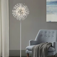 nordic modern led crystal floor lights for living room dining room bedroom study home decor lights fixture floor lamp