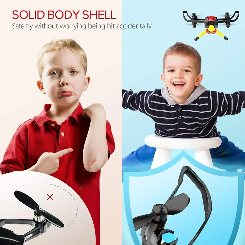 Mini Drone U48-B RC Stunt Doll with Paraglider Flight Helicopter drone Aircraft For Kids Present Gift Flying Toys | Игрушки и хобби