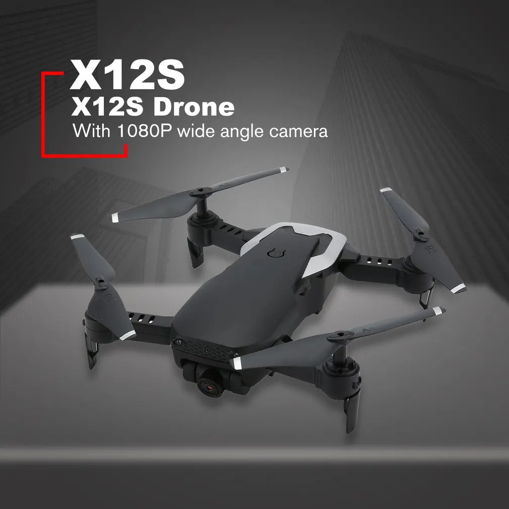 2019 Новый X12S мини складной Дрон с камерой 4K 1080P широкоугольный WiFi FPV высота