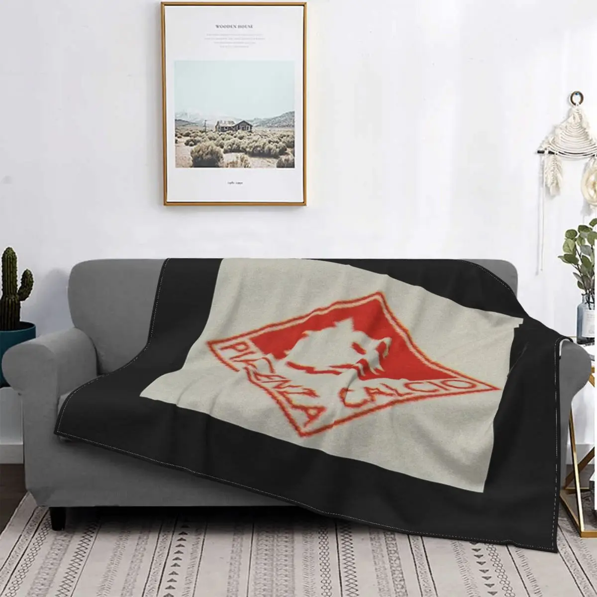 

Piacenza-Manta de Calcio para cama, cubrecama a cuadros, funda de sofá, mantas a cuadros para cama
