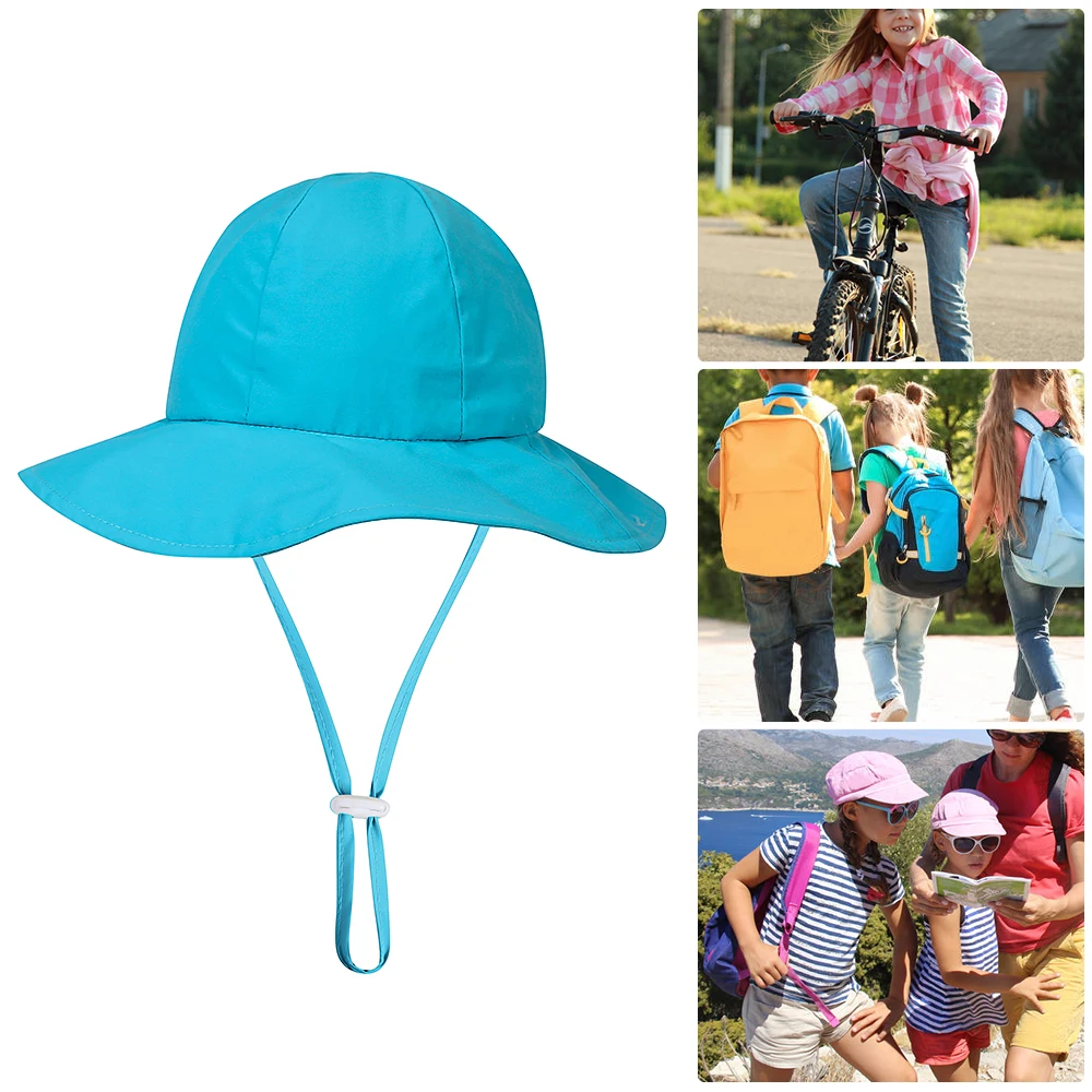 

Kids Sun Hat Wide Brim Children Sun Cap for Travel Camping Hiking Fishing Swimming Travel Sun Hat Fishing Cap