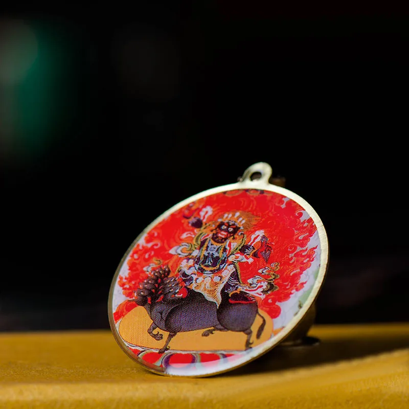 Статуя Будды злого Гуру Ринпоче маленькая тибетская буддистская медная подвеска