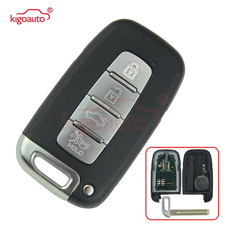 Kigoauto 4 кнопки умный дистанционный ключ брелок от машины для Hyundai Sonata Genesis Equus 2009 2015
