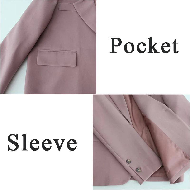 

Blazers Womens Spring Notched Single Button Long Sleeve Solid Casual All-match Chic Minimalist All-match Office Lady Clothing