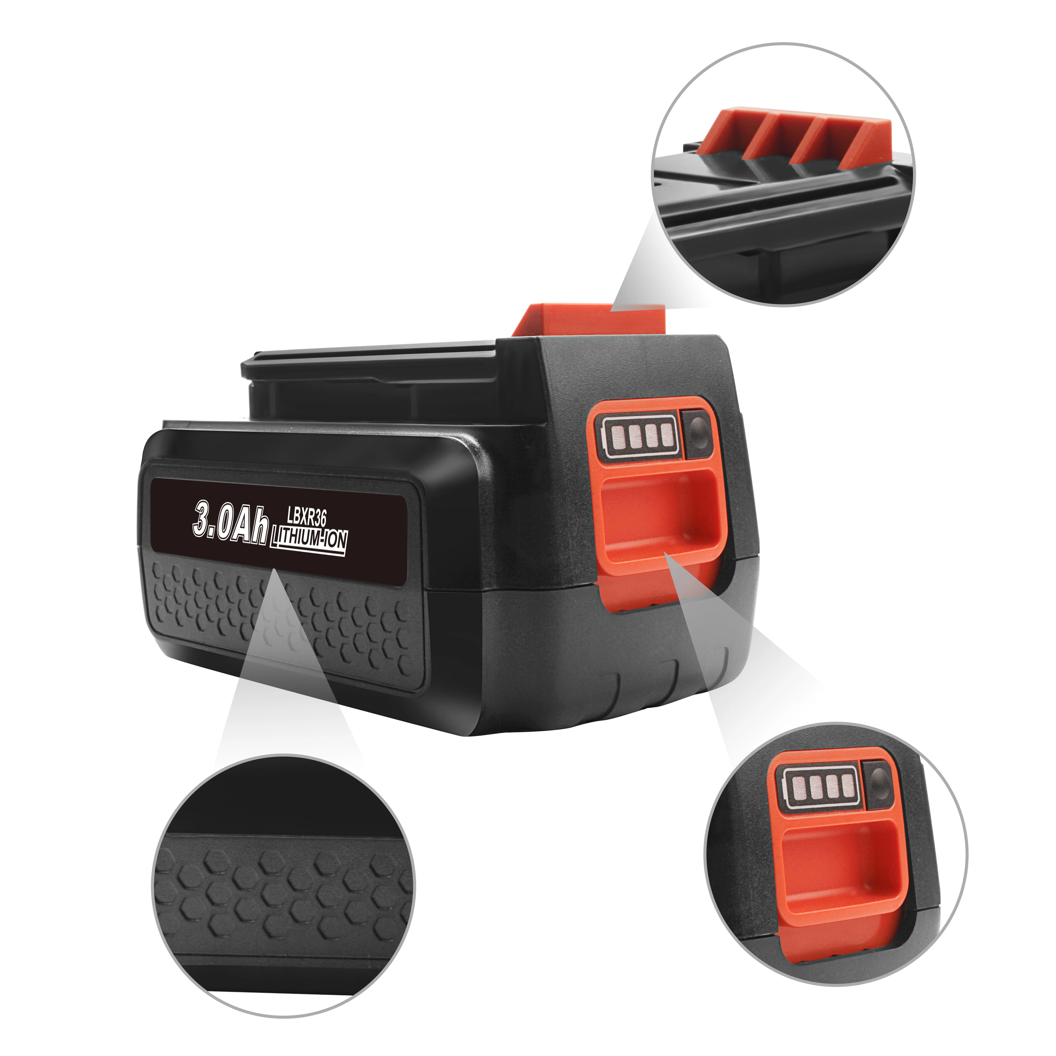 36V/40V Макс литий Батарея LBX2040 LBXR36 для BLACK&ampDECKER LHT2240CFF LCS1240B LST136B LCC140 LCC340C LSWV36 LCS40 LCS36 |