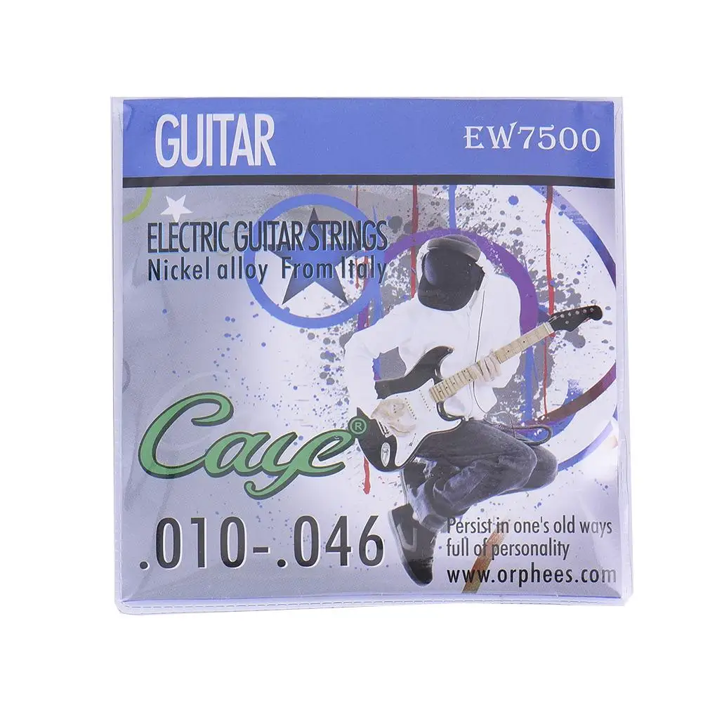 elektrische gitarre saiten 1st 6th licht super licht extra licht nickel legierung aufgewickelt voller set hexagonal core metall rock elektrische st fr