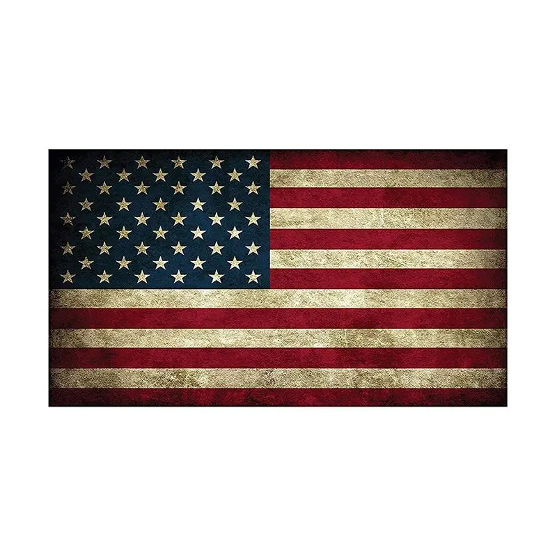 11 5*6 5 см Винтаж американский флаг наклейка Стикеры США Государственный Флаг