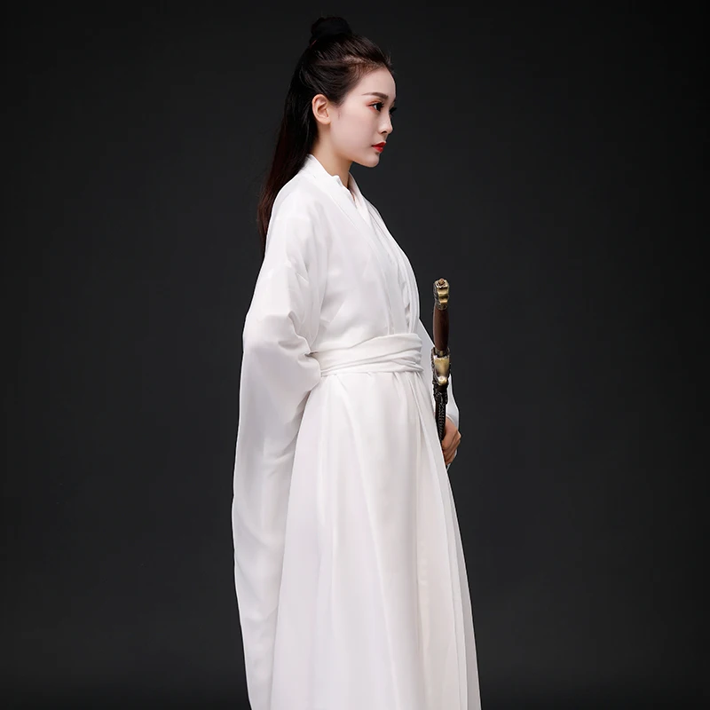 

cosplay hanfu chinese dress Linen clothing costume martial arts women's Female Knight Female swordsman costumes wushu hero
