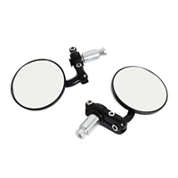 nicecnc motorcycle black 78 round bar end rear mirrors moto motorcycle motorbike scooters rearview mirror side view mirrors