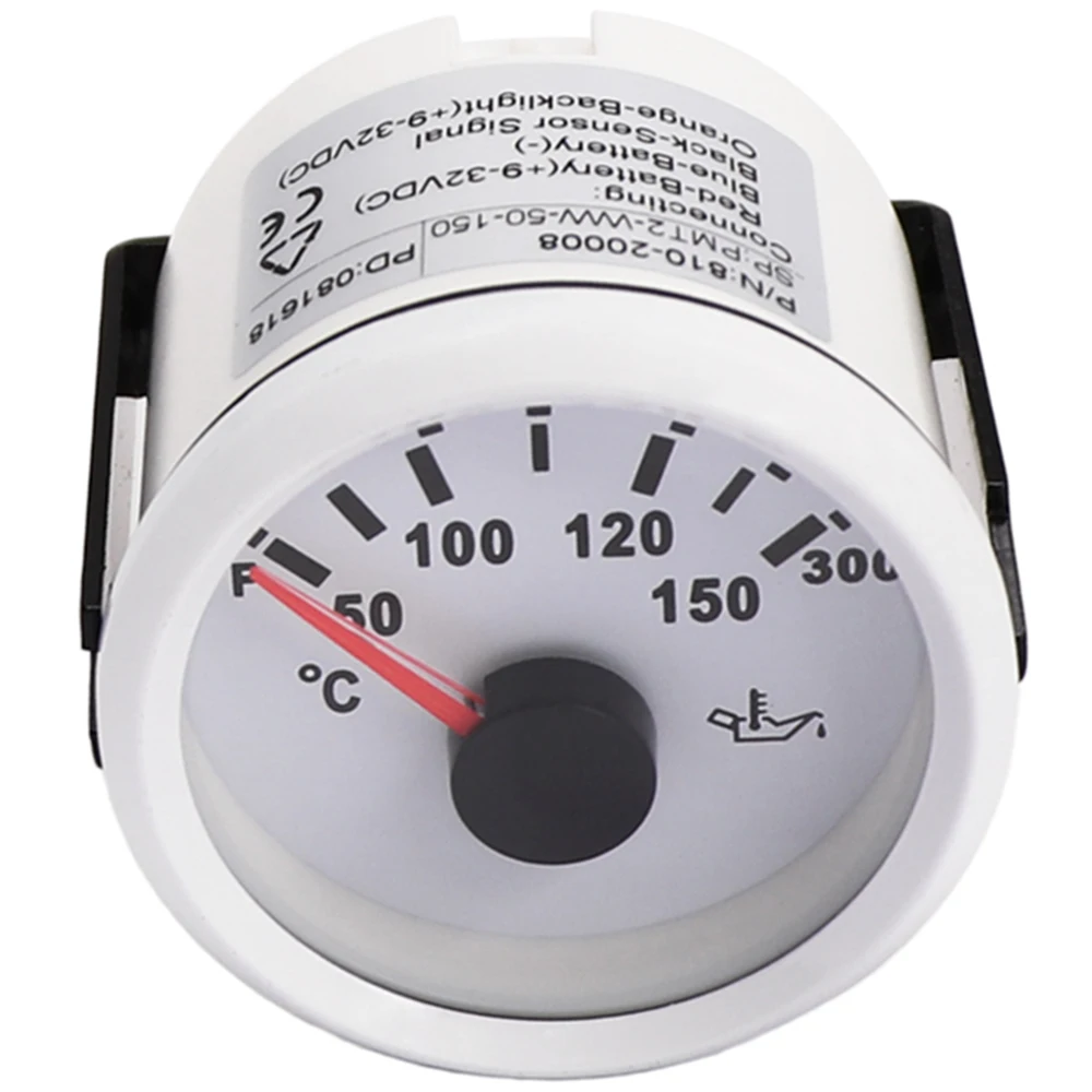 2 дюймовый цифровой датчик температуры масла 52 мм красный светодиода