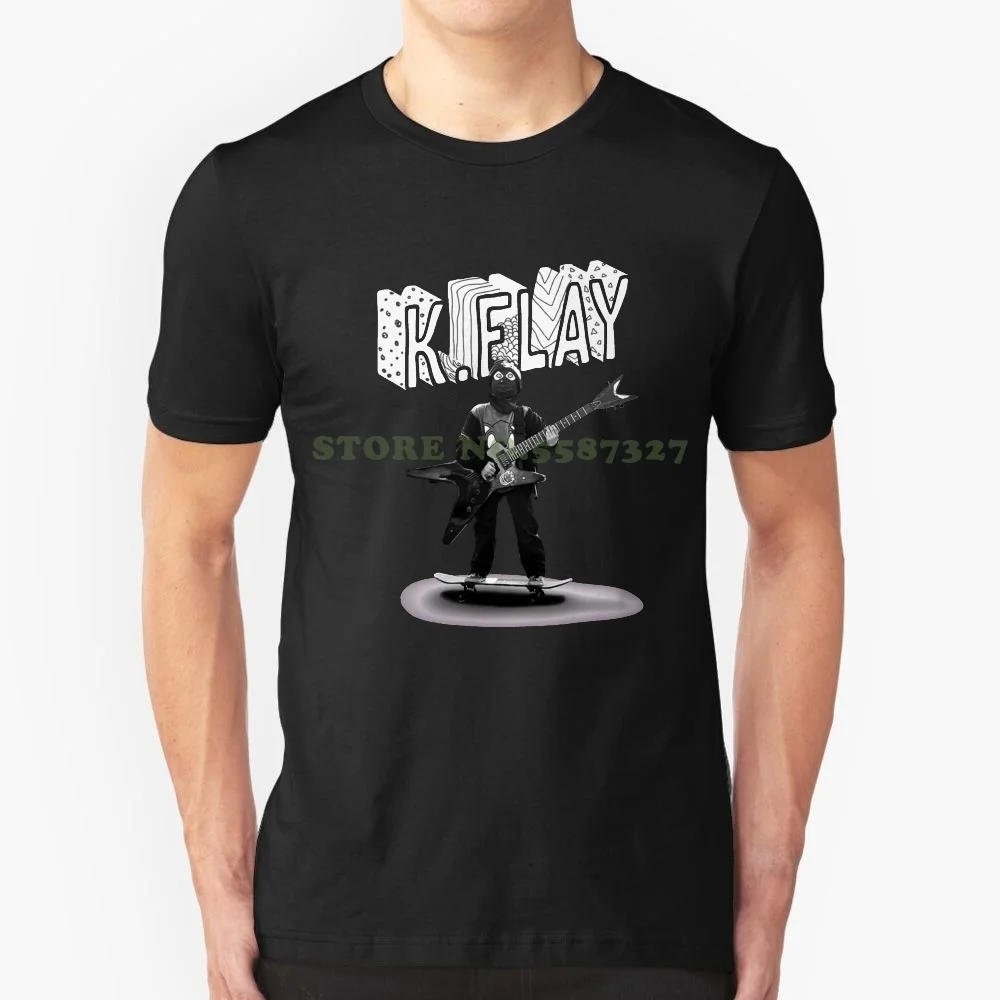 Забавная летняя черно белая футболка K.Flay для мужчин и женщин Kflay K Flay Fml Rapper Life это