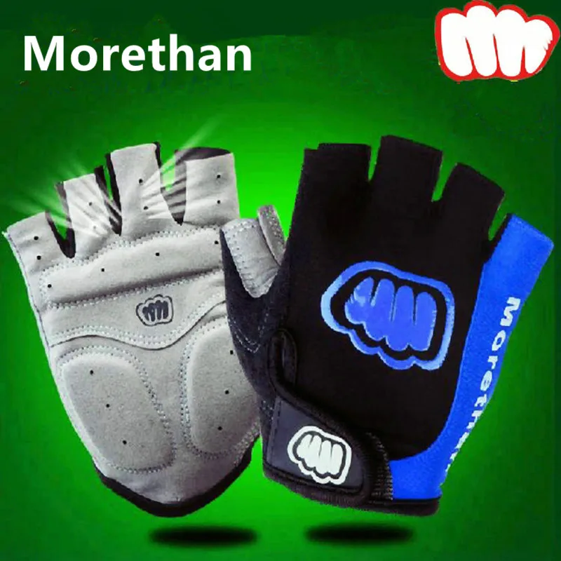 Брендовые мужские велосипедные перчатки гелевые на полпальца для дорожного