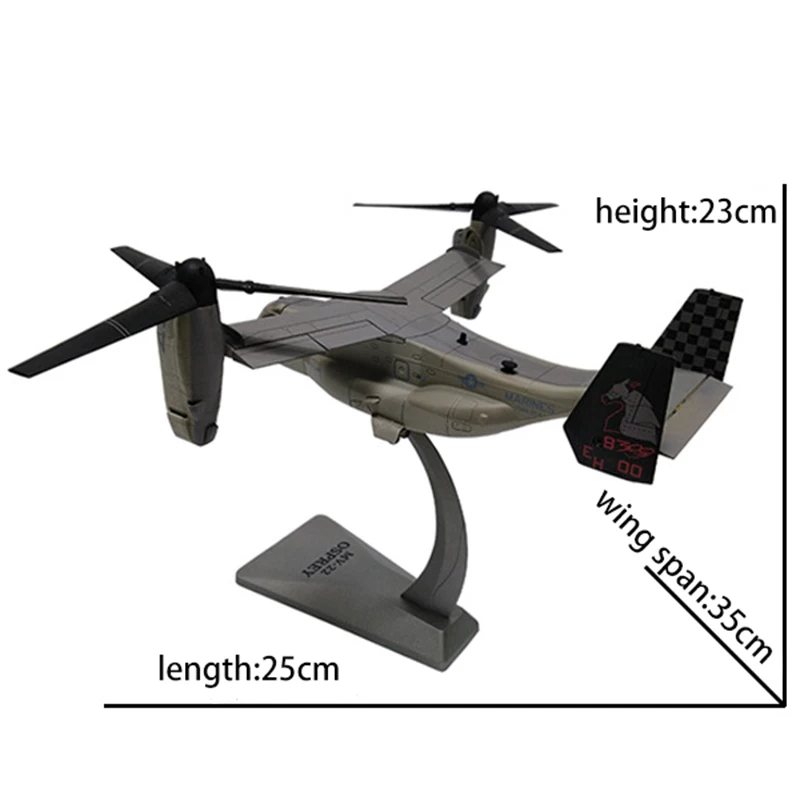 1/72 весы сплав транспорт вертолет самолет ВМС США модель истребителя Osprey игрушки