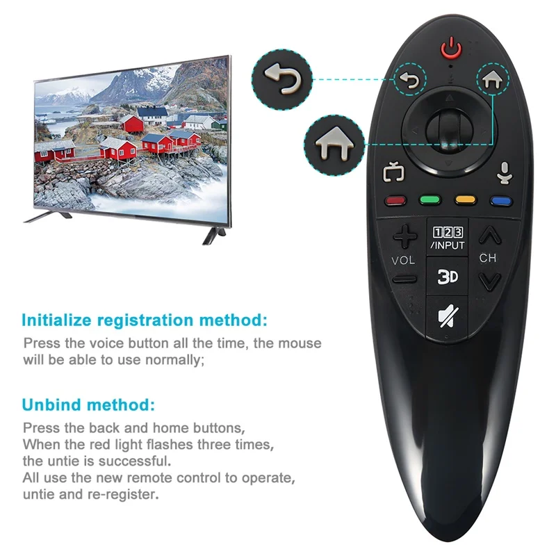 an mr500g magic remote control for lg an mr500 smart tv ub uc ec series lcd tv television controller with 3d function free global shipping