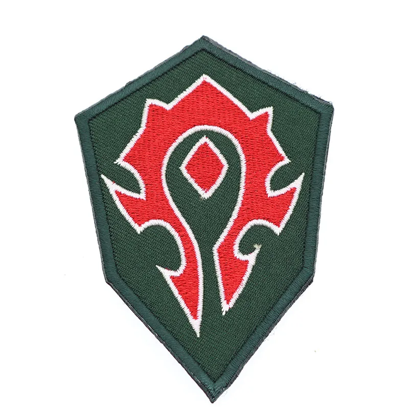 Альянс World Of Warcraft/Орды вышивка на стороне лагеря нарукавная нашивка боевой дух