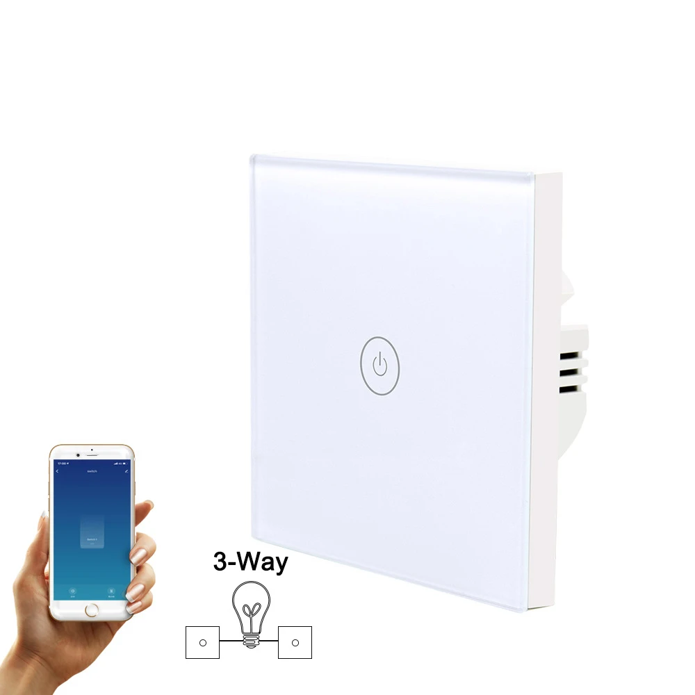 Lonsonho, 2 способа, умный Wifi переключатель, ЕС, 220 В, Tuya, приложение Smart Life, беспроводной пульт дистанционного управления, светильник, панель, Настенные переключатели, Alexa, Google Home